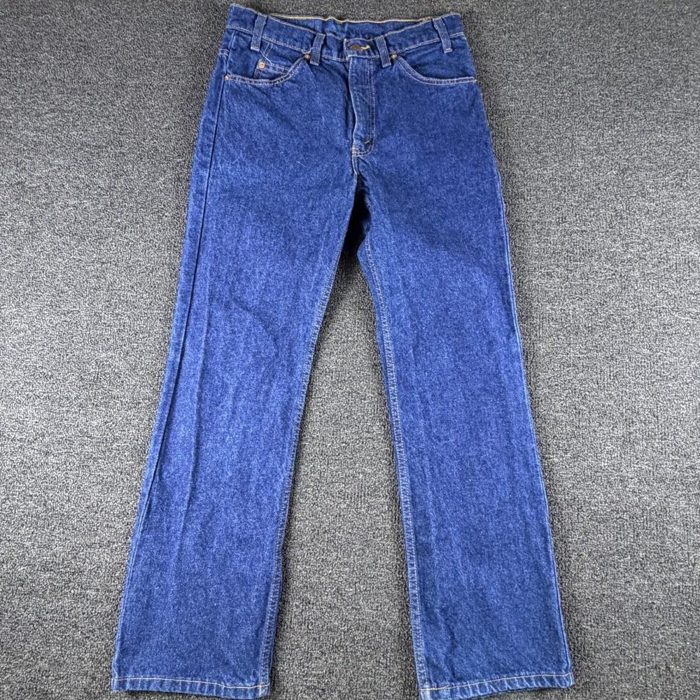 Levi's Jeans Mens 32x30 (30x29) 517 Bootcut Blue Orange Tab USA EUC